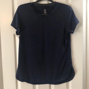 GAIAM Large Yoga Top Shirt Casual Navy Blue
